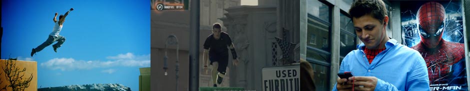 Parkour Athletes in Commercials